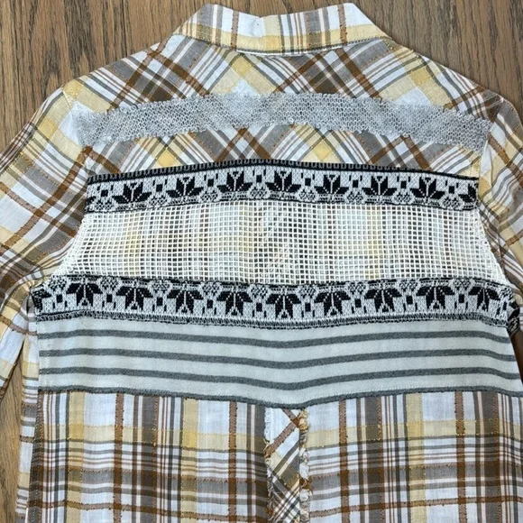 We The Free Free People Women’s The Free Park Ranger Plaid Button Up Shirt PS - Picture 10 of 13